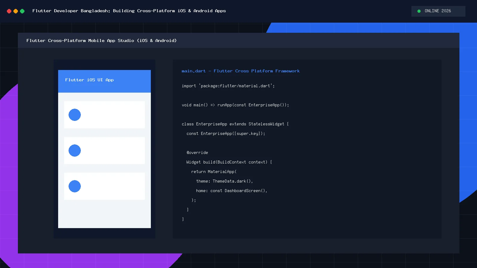 Flutter Developer Bangladesh Mobile App Guide
